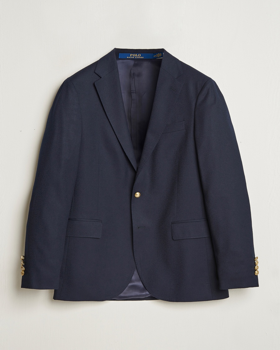 Polo Ralph Lauren Wool Single Breasted Sportcoat Navy – Bleu