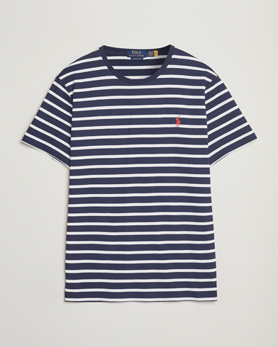 Heren | T-shirts | Polo Ralph Lauren | Custom Slim Fit Striped T-Shirt Newport Navy/White