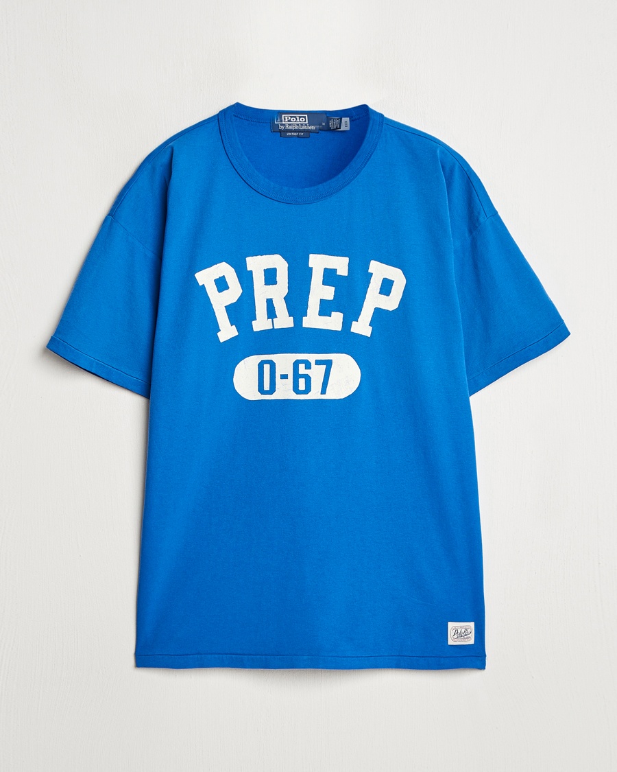 Heren | T-shirts | Polo Ralph Lauren | Vintage Crew Neck T-Shirt Heritage Blue