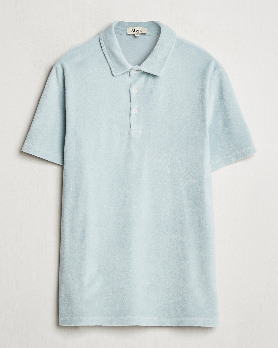 Homme | | Altea | Terry Cotton Polo Teal