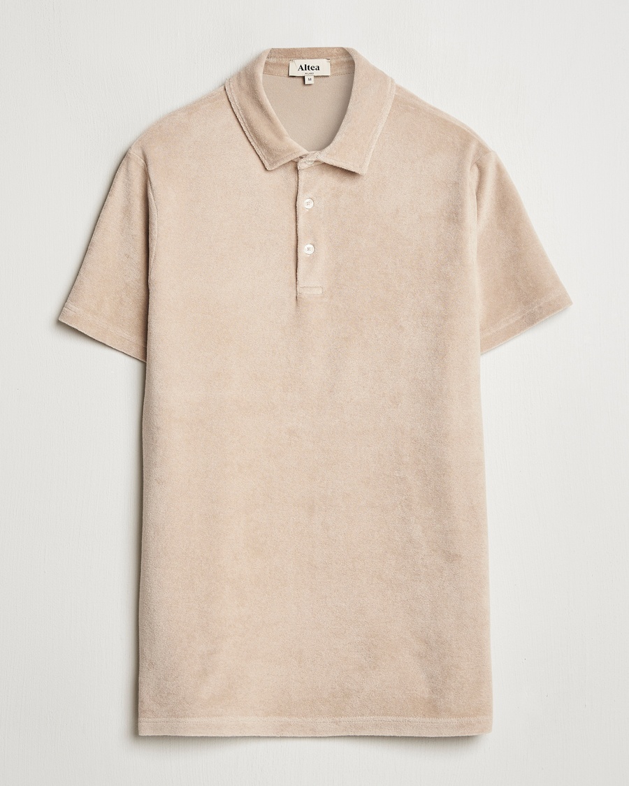 Heren | Carl's Archive 20% | Altea | Terry Cotton Polo Beige