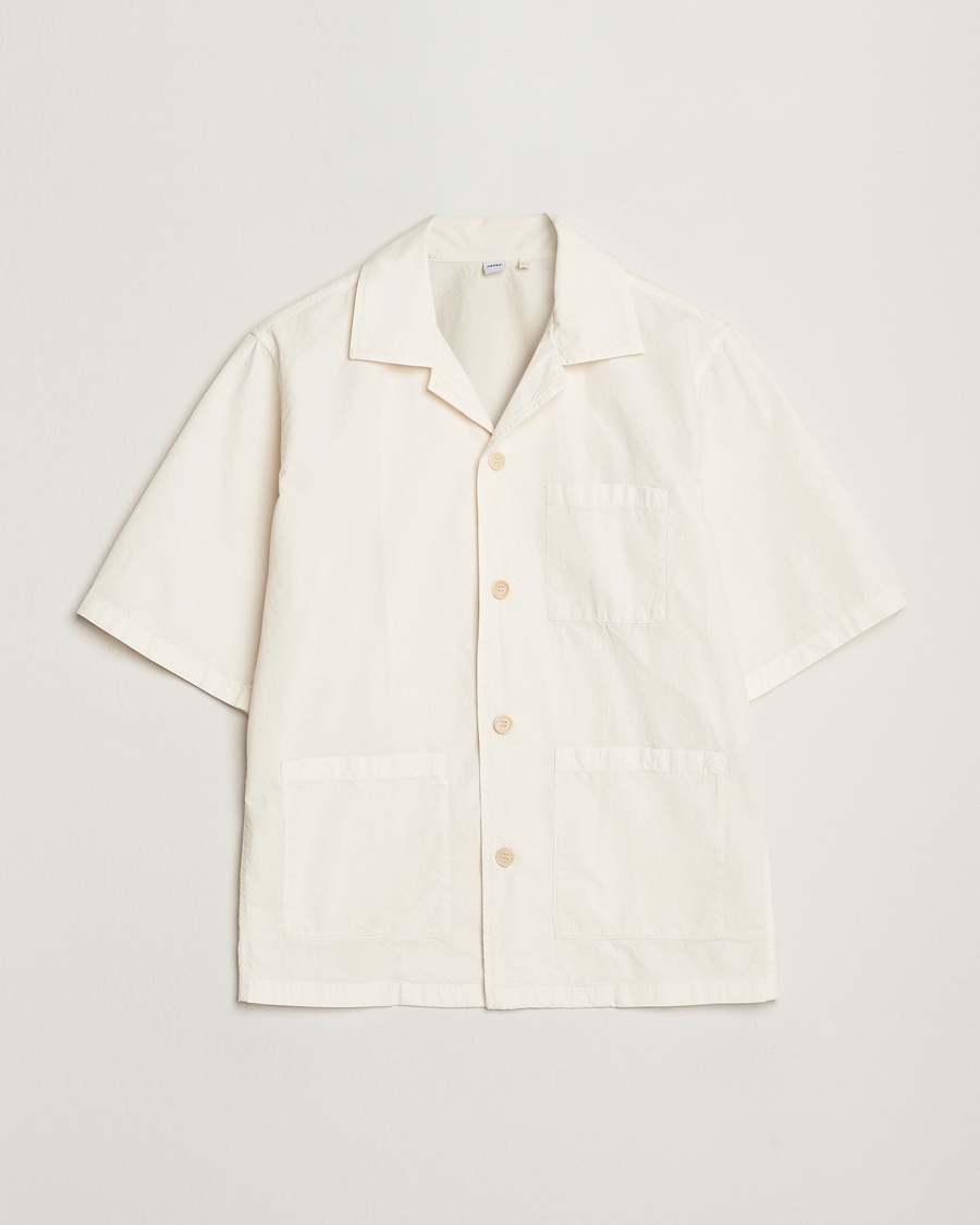 Homme | Chemises À Manches Courtes | Aspesi | Short Sleeve Utility Shirt Light Beige