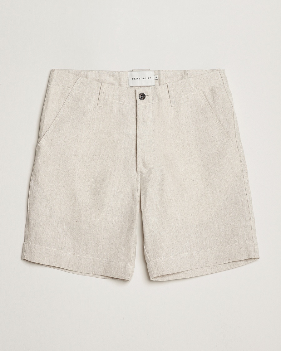 Homme | Shorts En Lin | Peregrine | Grange Linen Shorts Natural