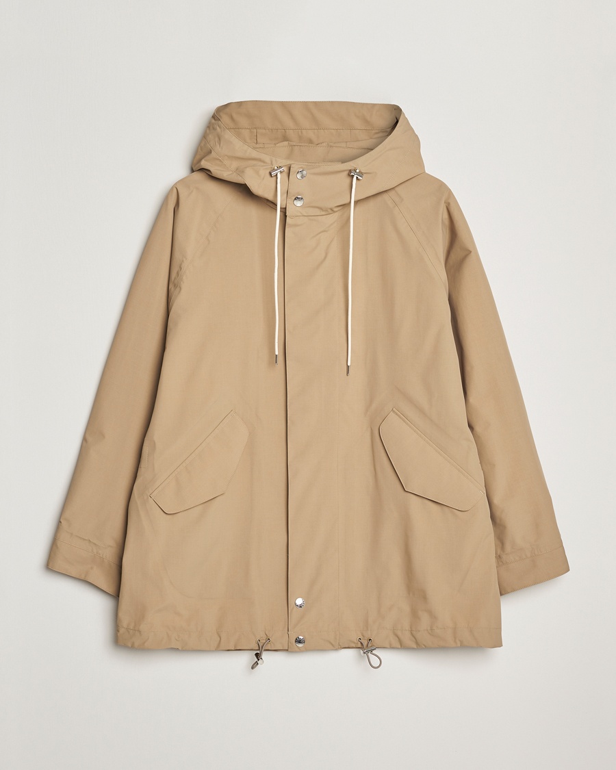 Homme | Garments that Lasts | Mackintosh | Raintec Skye Hooded Jacket Fawn