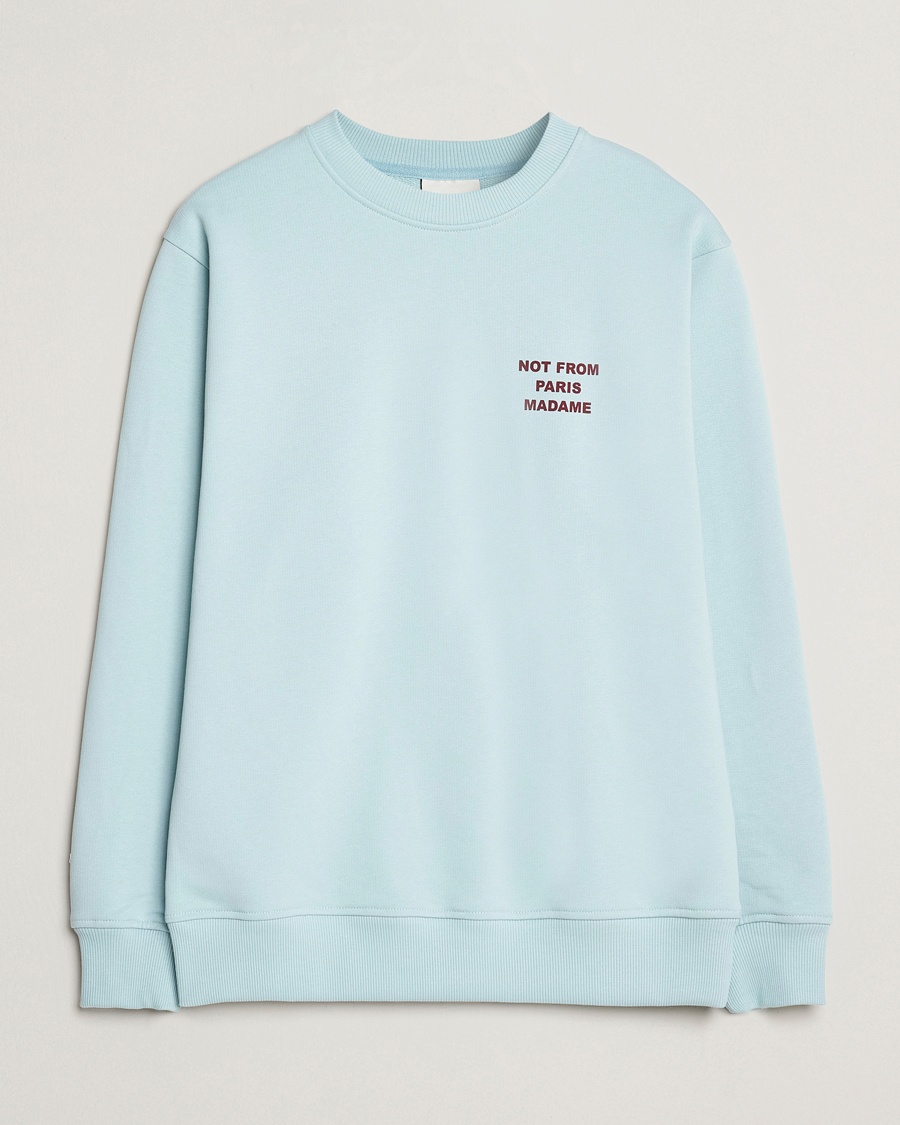 Homme | Sweat-Shirts | Drôle de Monsieur | Slogan Sweatshirt Light Blue