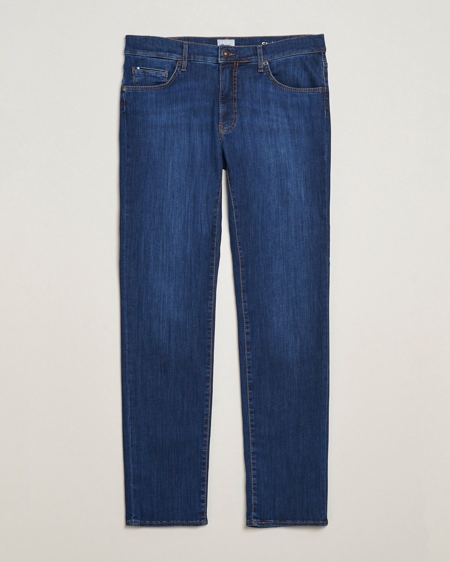 Brax Chuck Hi-Flex Denim Dark Used – Blauw