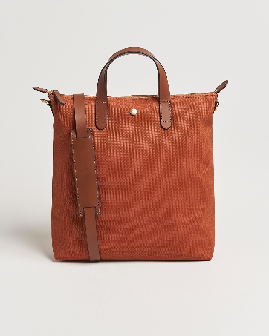 Heren | Draagtassen | Mismo | M/S Canvas Shopper Terracotta/Cuoio