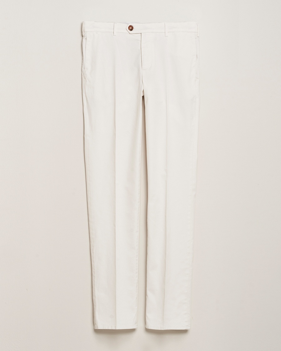 Homme | Chinos | Brunello Cucinelli | Slim Fit Chinos Off White