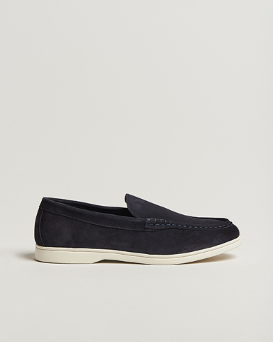 Charles Tyrwhitt Suede Slip On Loafers Navy – Bleu
