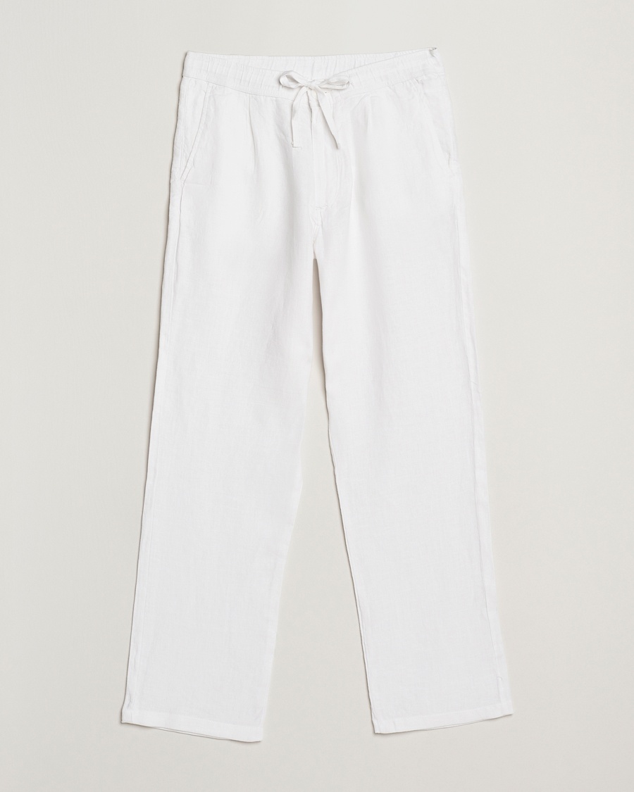 KnowledgeCotton Apparel Loose Linen Pants Bright White – Blanc
