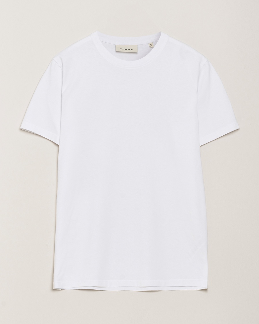 Homme | T-Shirts Blancs | FRAME | Logo T-Shirt White
