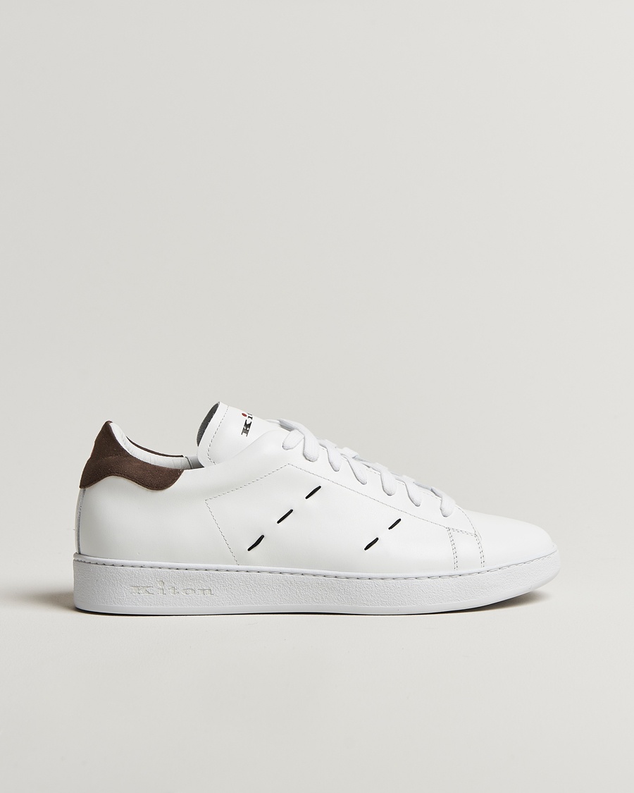 Homme | Baskets Blanches | Kiton | Plain Sneakers White