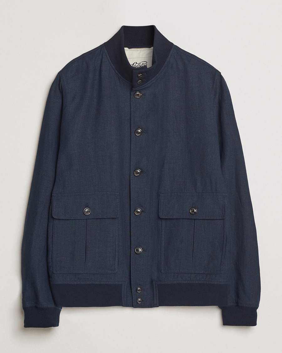 Homme | | Valstar | Valstarino Linen Jacket Navy