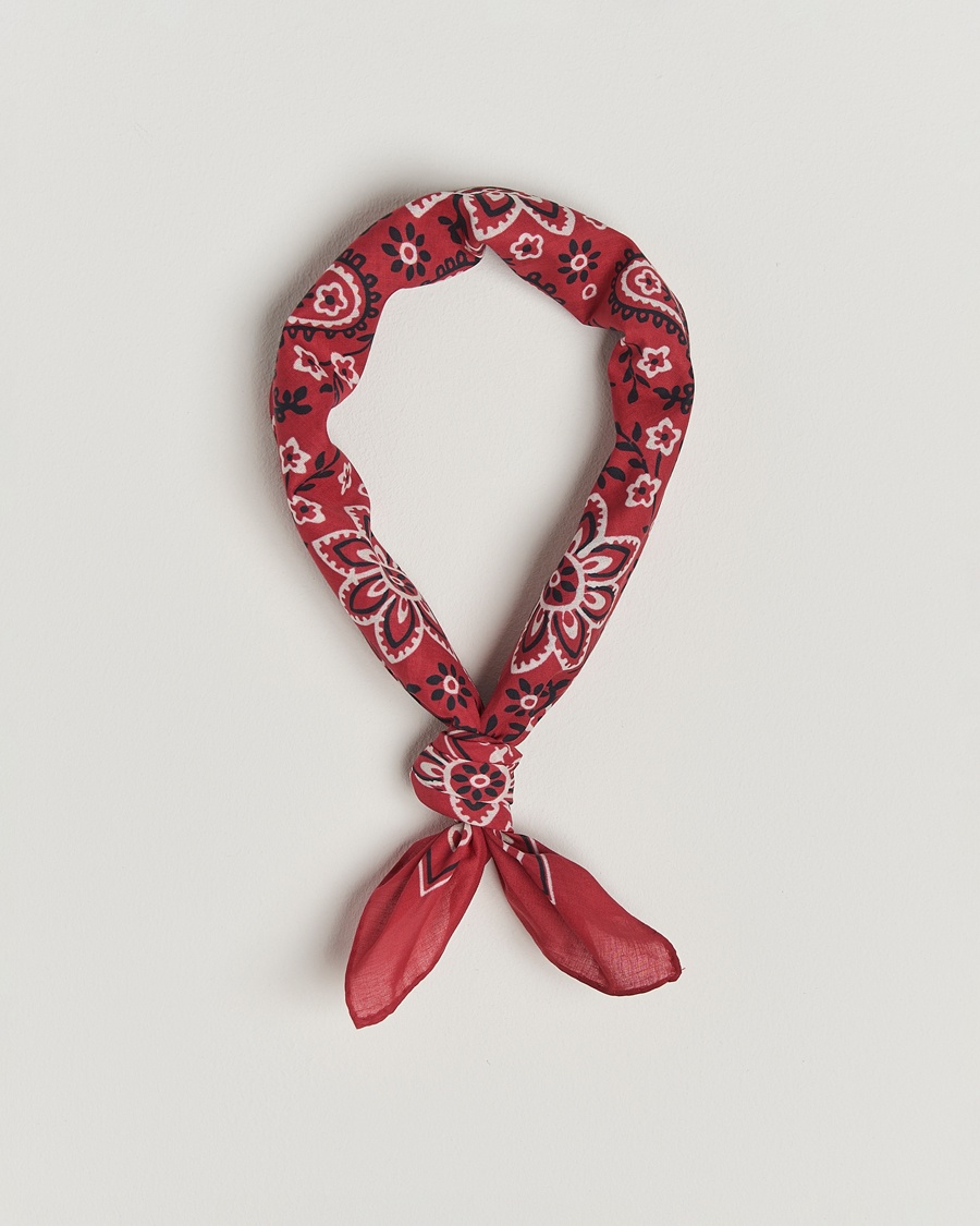 Drake's Drake'sClassic Paisley BandanaRed – Rood