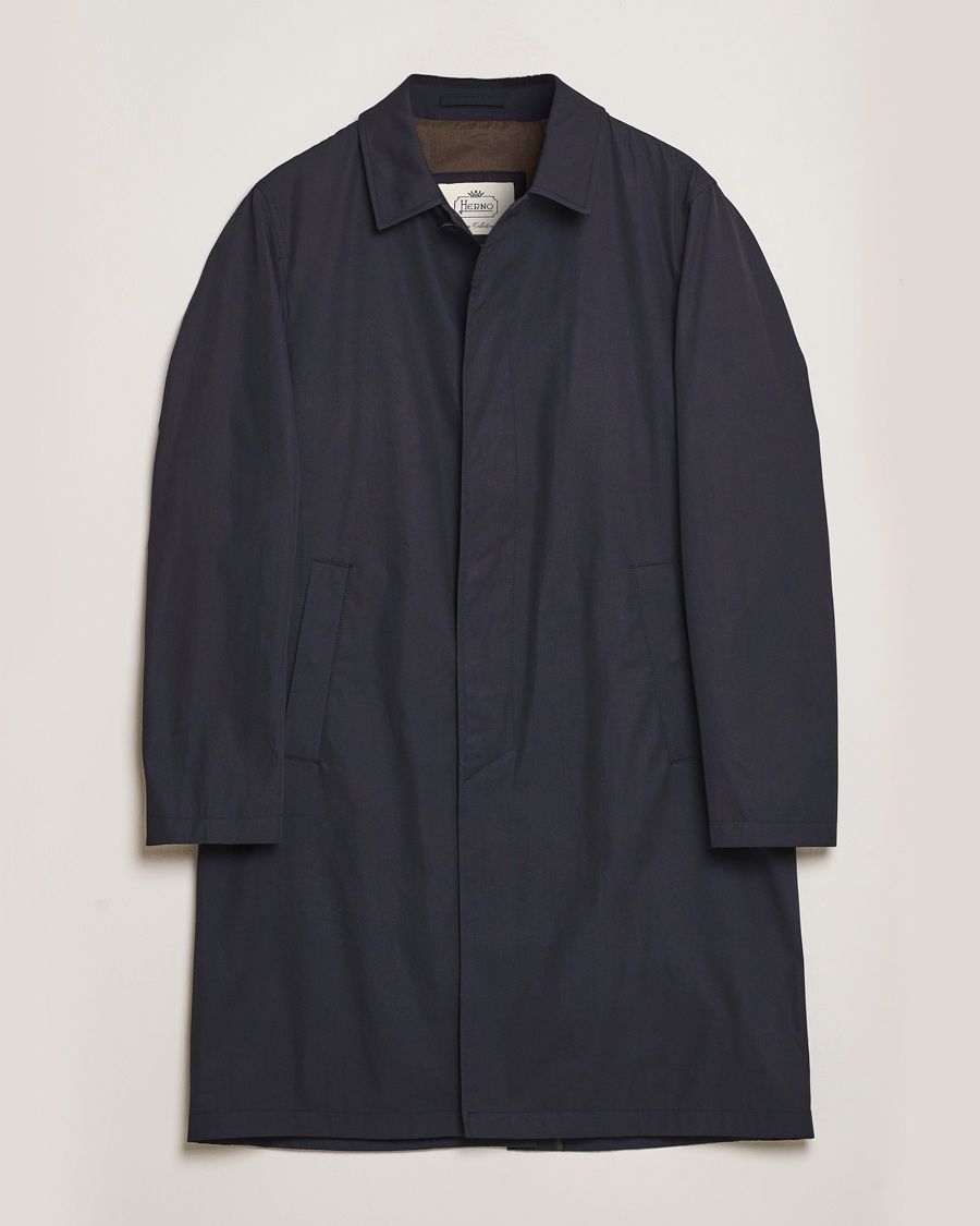 Homme | Manteaux | Herno | Cotton Car Coat Navy