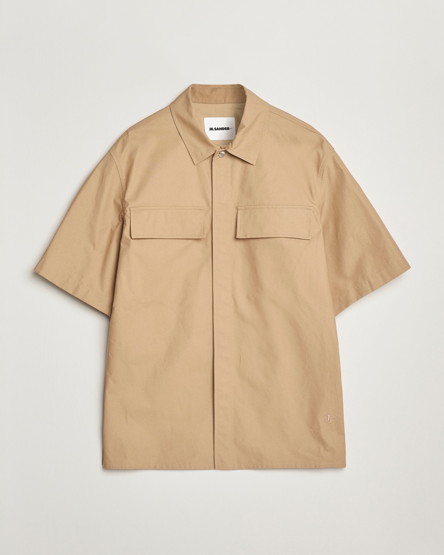 Homme | Chemises À Manches Courtes | Jil Sander | Short Sleeve Pocket Shirt Khaki