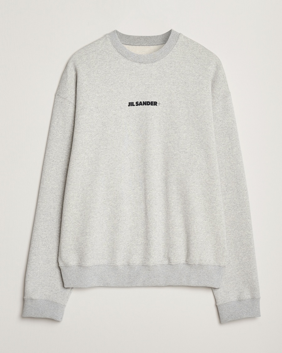 Homme | Sweat-shirts Gris | Jil Sander | Small Logo Sweatshirt Light Grey Melange
