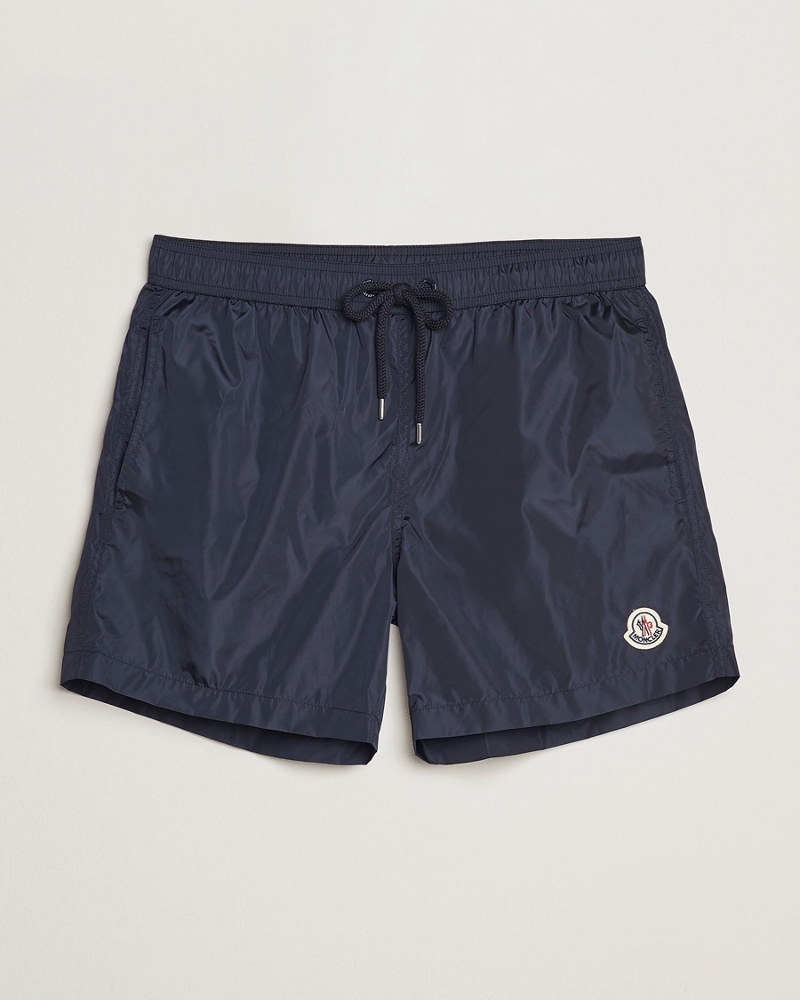 Homme | | Moncler | Nylon Swim Shorts Navy
