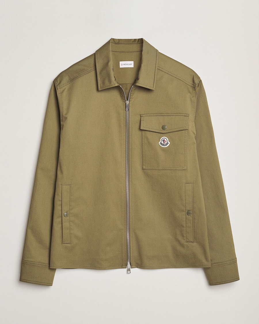 Homme | | Moncler | Zip Overshirt Olive