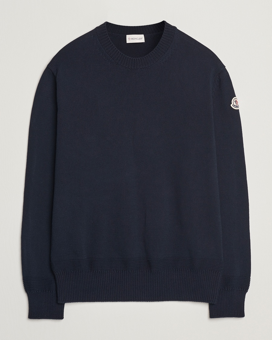 Homme | Pulls À Col Rond | Moncler | Crew Neck Sweater Navy
