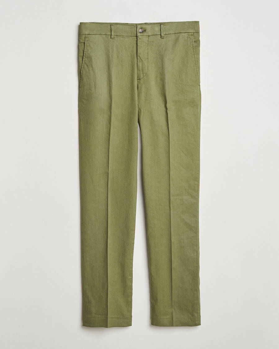 J.Lindeberg Lois Linen Stretch Pants Olivinie – Groen