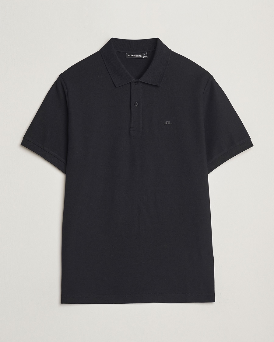 Heren | J.Lindeberg | J.Lindeberg | Rudy Polo Pique Black