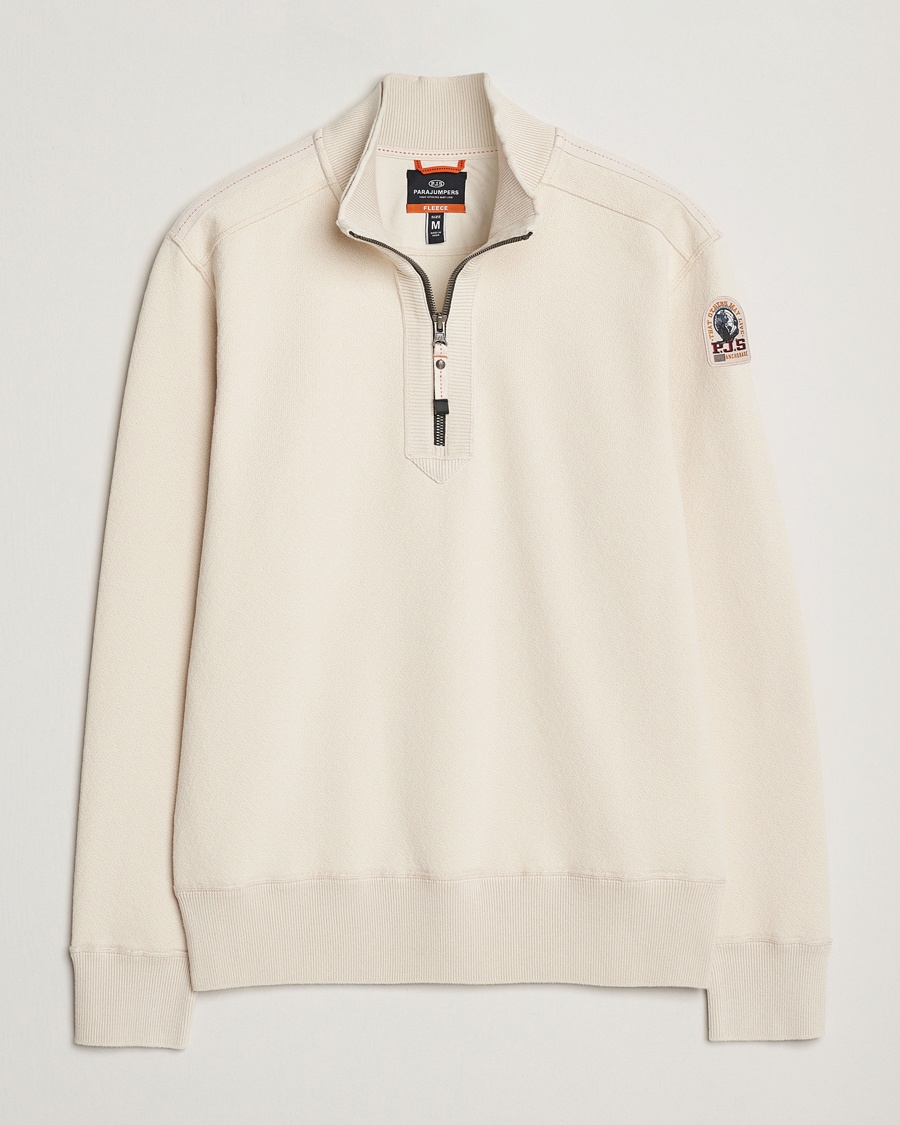 Homme | Half-zip | Parajumpers | Lenard Groundfield Half Zip Antique White
