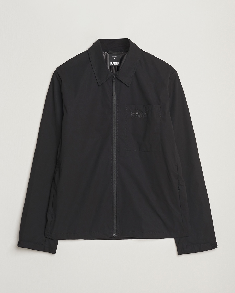 Homme | Surchemises | RAINS | Mito Lightweight Overshirt Black