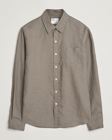 Homme | Colorful Standard | Colorful Standard | Garment Dyed Linen Shirt Dusty Olive