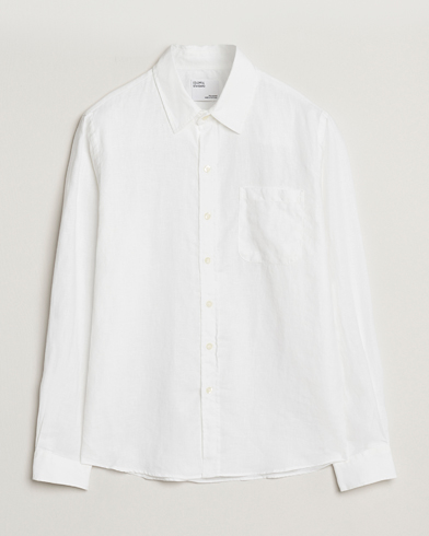 Homme | Colorful Standard | Colorful Standard | Garment Dyed Linen Shirt Optical White