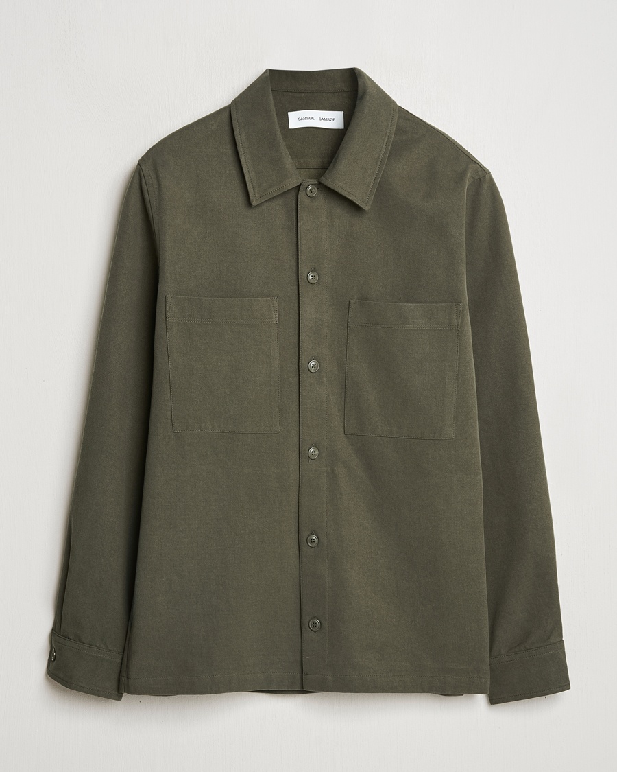Homme | Casual | Samsøe Samsøe | Sataka Overshirt Forest Night