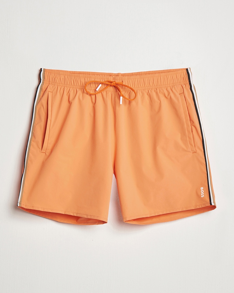 Heren | Zwembroek | BOSS BLACK | Iconic Swimshort Bright Orange