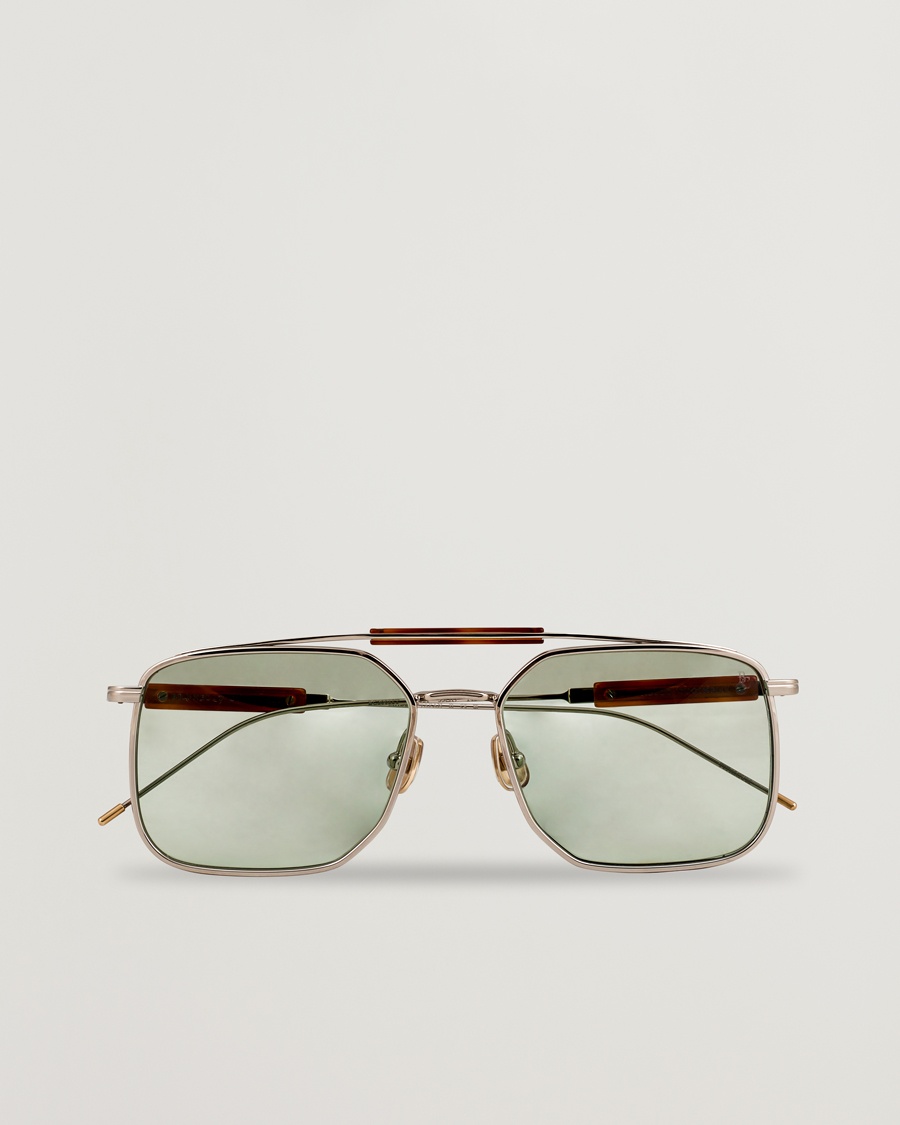 Homme | Lunettes De Soleil Aviateur | Brunello Cucinelli | 0BC2005ST Sunglasses Argento