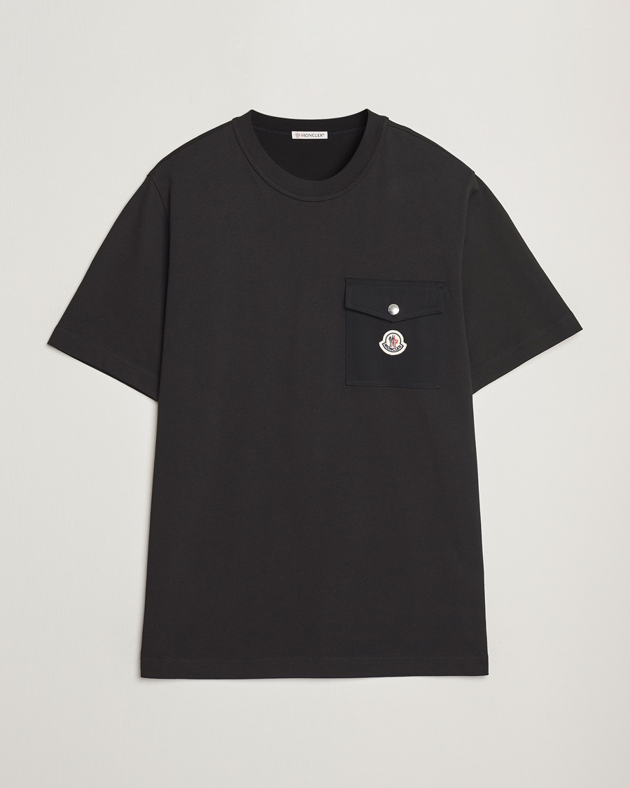 Heren | T-shirts met korte mouwen | Moncler | Chest Pocket T-Shirt Black
