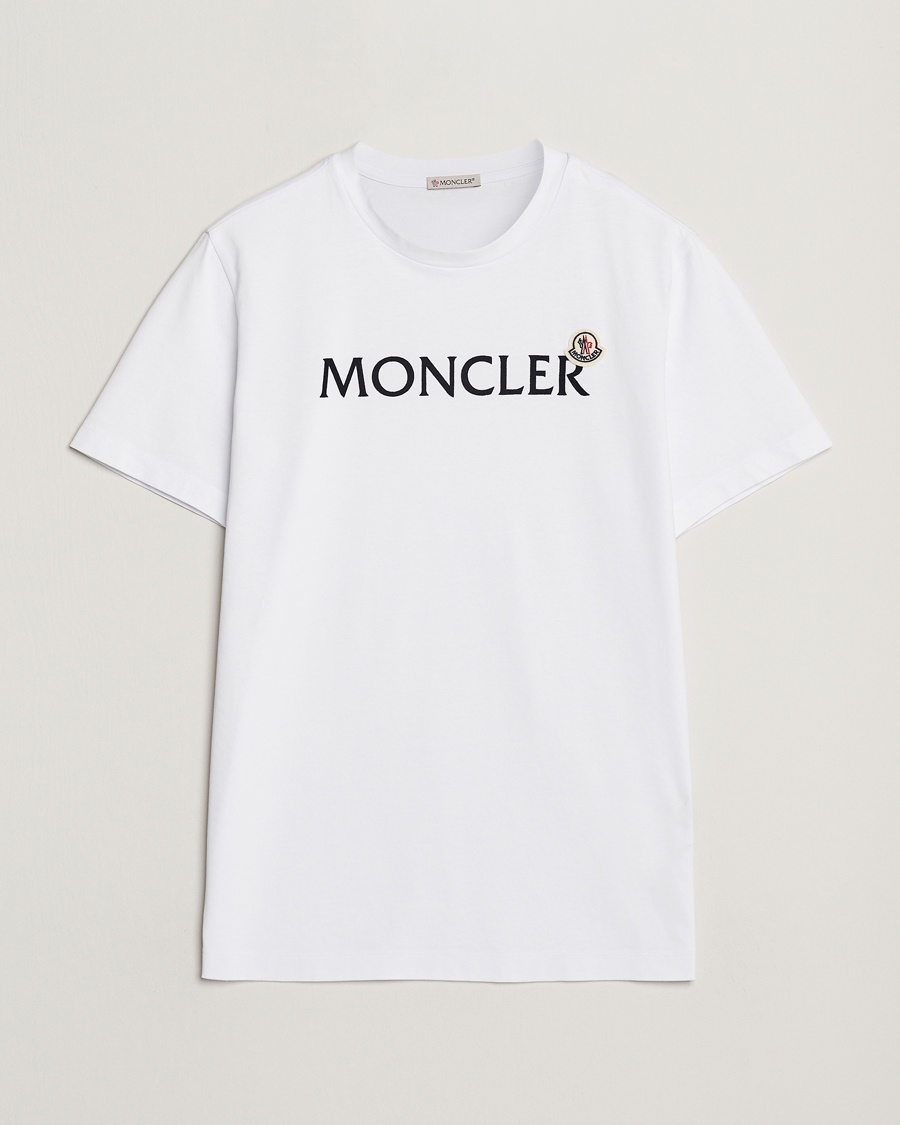 Homme | | Moncler | Lettering Logo T-Shirt White