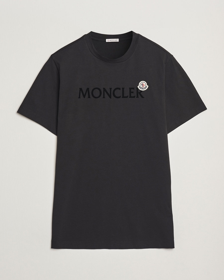 Homme | | Moncler | Lettering Logo T-Shirt Black