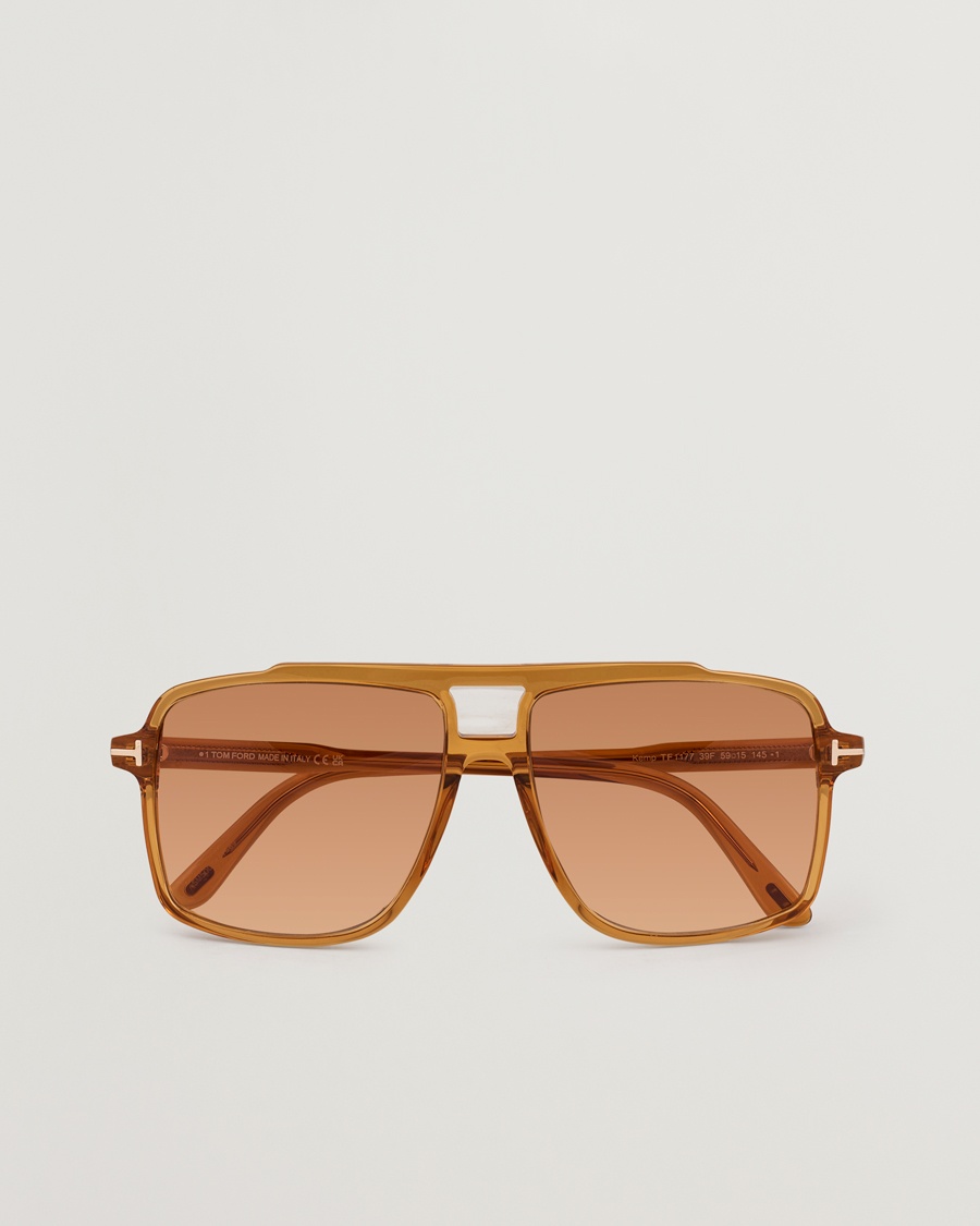 Heren | Vierkante frame zonnebrillen | Tom Ford | FT1177 Sunglasses Yellow