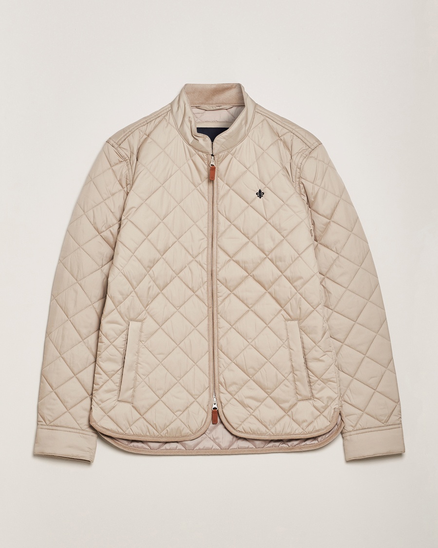 Morris Teddy Quilted Jacket Beige – Beige