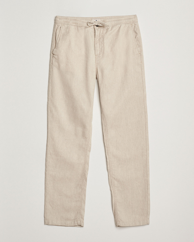 Homme | Morris | Morris | Fenix Linen/Cotton Trousers Beige
