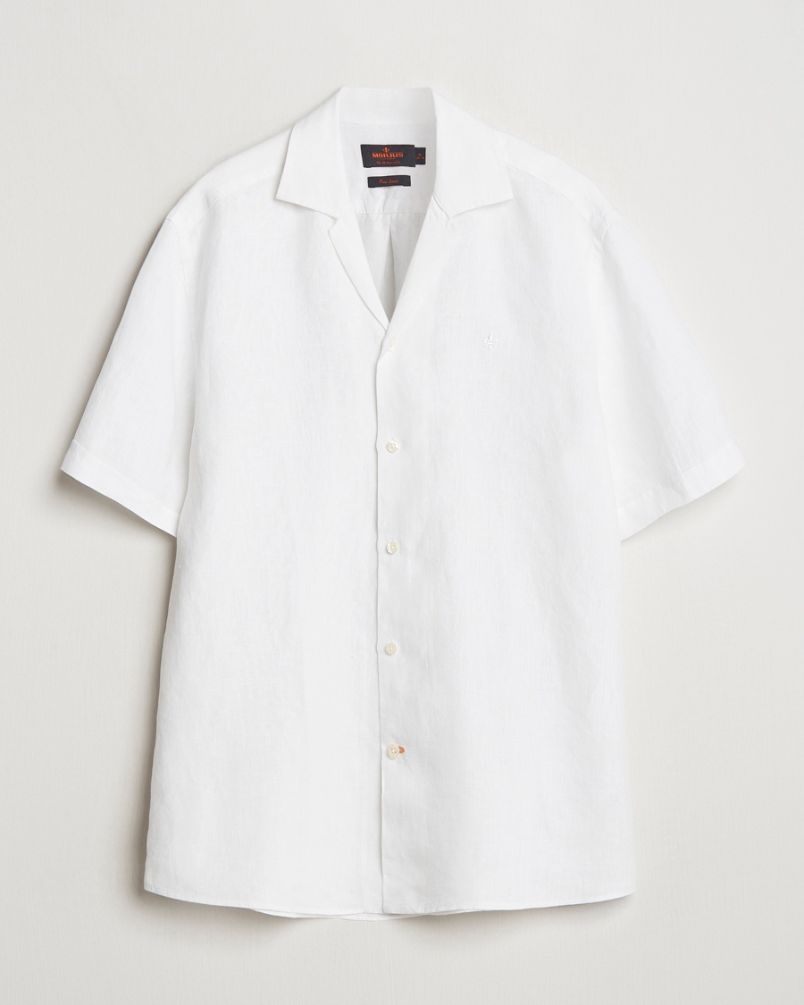 Homme | | Morris | Resort Linen Shirt White