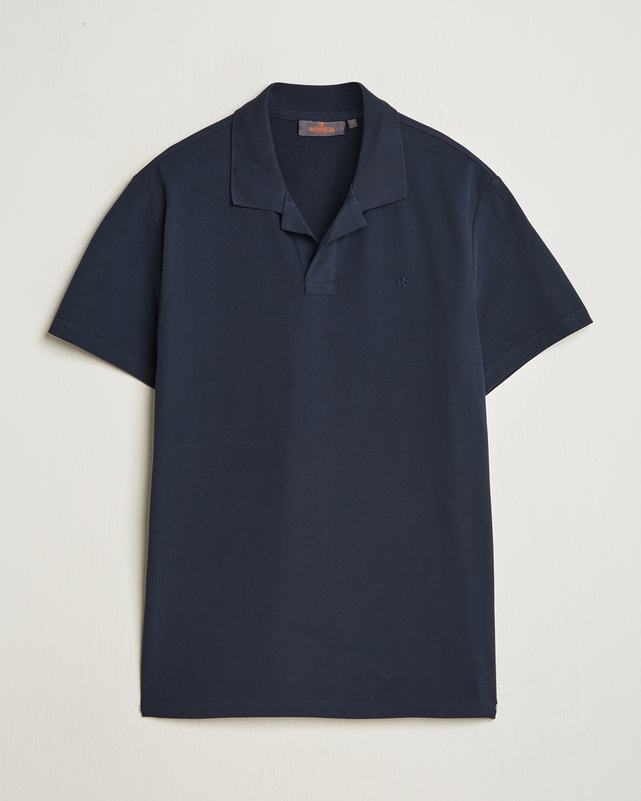 Heren | Loyaliteitsaanbieding | Morris | Dylan Pique Shirt Old Blue