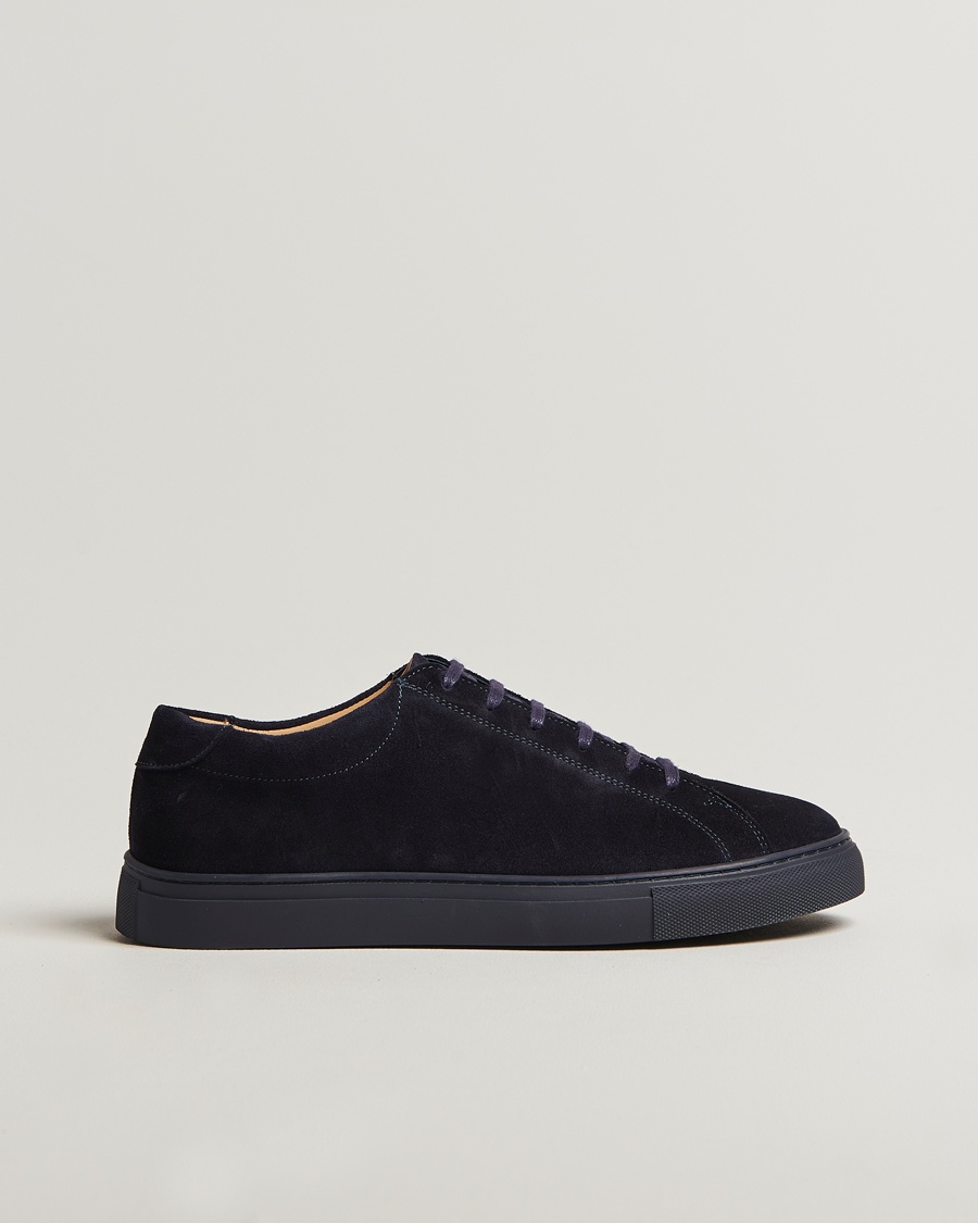 Myrqvist Oaxen Monochrome II Sneaker Navy Suede – Blauw