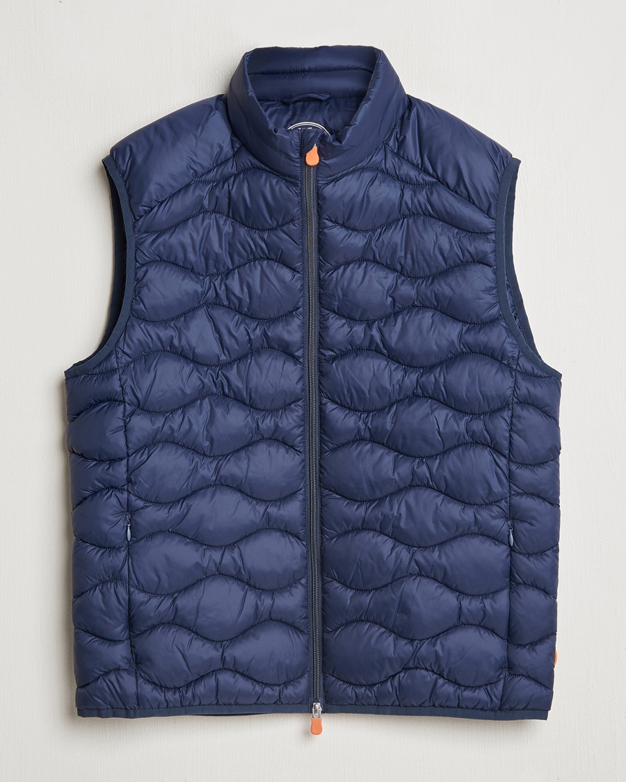 Heren | Gilets | Save The Duck | Tide Lightweight Padded Vest Navy Blue