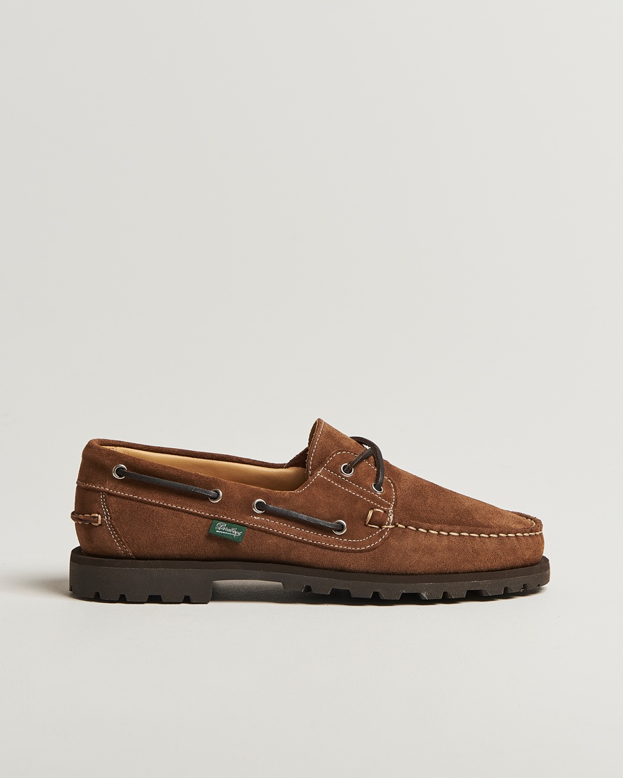 Paraboot Malo Moccasin Cognac Suede – Bruin