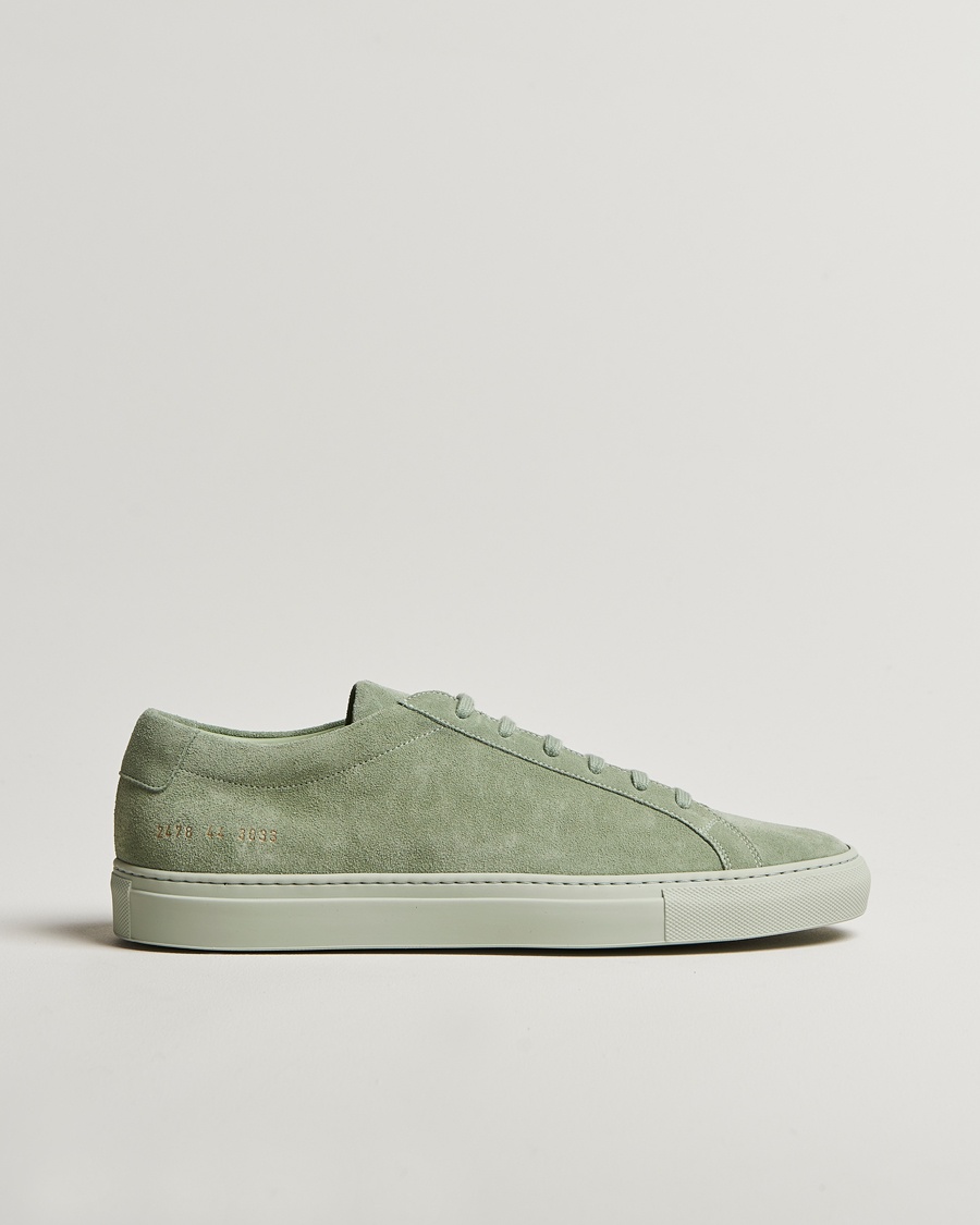 Homme | | Common Projects | Original Achilles Suede Sneaker Salvia Green