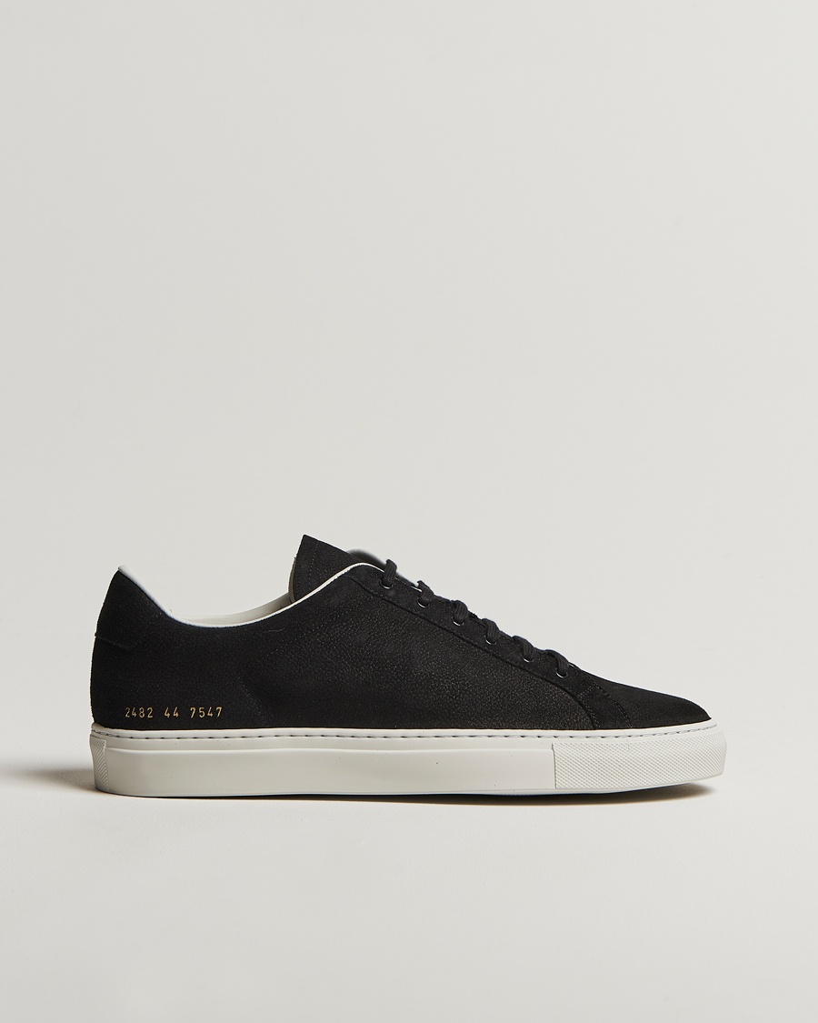 Heren | | Common Projects | Retro Suede Sneaker Black