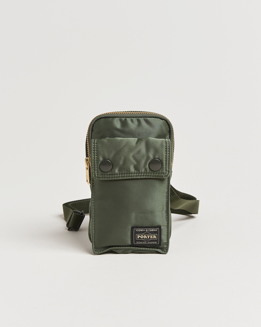 Porter-Yoshida & Co. Tanker Mobile Pouch Sage Green – Groen