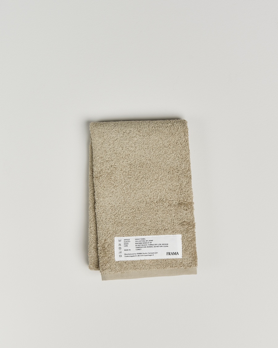 Frama Heavy Hand Towel 50x80cm Sage Green – Vert