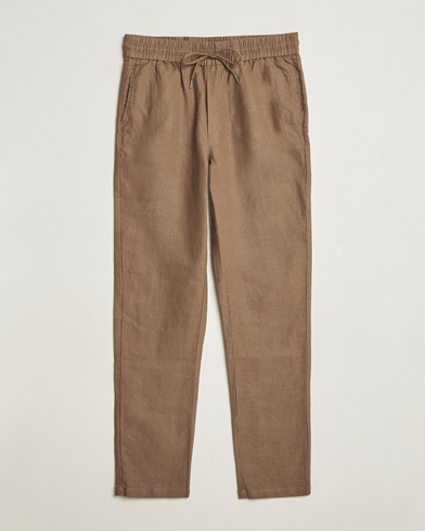 LES DEUX Patrick Linen Pants Cub – Marron