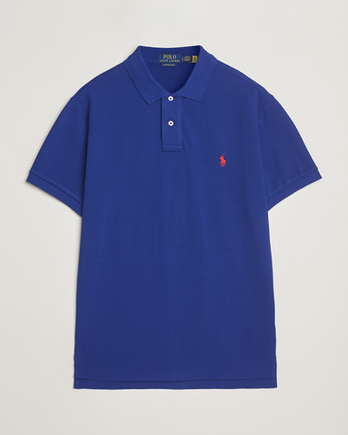 Polo Ralph Lauren Custom Slim Fit Polo Heritage Royal – Bleu